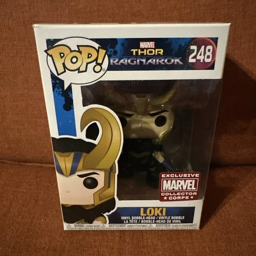 FUNKO POP! Loki #248 Marvel Thor Ragnarok Marvel Collector *Corps* Exclusive