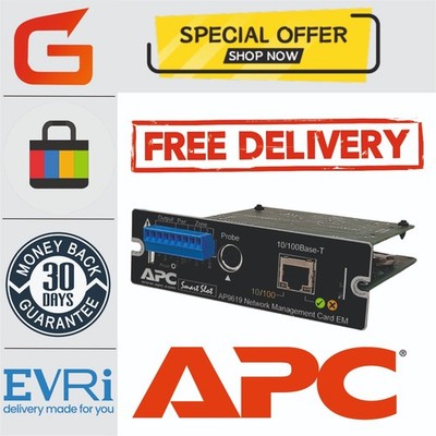 REDUZIERT AUF CLEAR APC AP9619 NETZWERK-MANAGEMENT-KARTE EM KOSTENLOSE LIEFERUNG