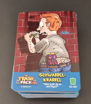 23 verschiedene THE TRASH PACK  Sammelkarten   Moose 2011