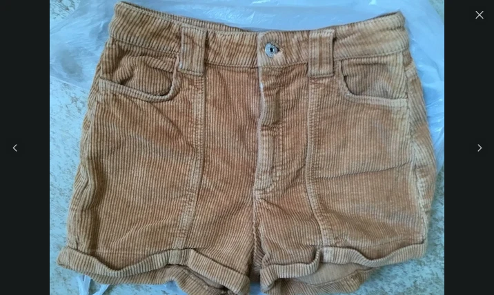 kurze Hose Shorts Cord 36 38 M