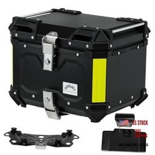 Motorcycle Top Case Aluminum Motorcycle Trunk Tail Box Bag 45l Black-45l Motorcycle Top Case Aluminum Motorcycle Trunk Tail Box Bag 45l Black-45l
