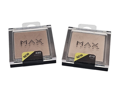 Max Factor Eye Shadow Wet/Dry 220 BOURBON / 210 FAWN .12 oz (LOT OF 2) Sealed