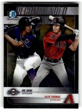 2018 Bowman Draft #RV-GT Joe Gray / Alek Thomas Recommended Viewing
