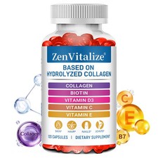 Hydrolyzed Collagen with Biotin,Support Hair, Skin,Nails Joint Health 30 120Caps