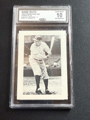 #ad Babe Ruth 1980 Franchise Power Plus CCG 10 RC $39.95