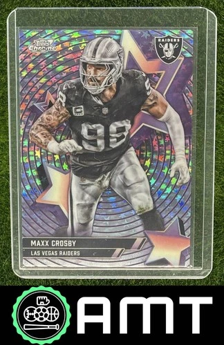 2025 Topps Cosmic Chrome Maxx Crosby Base (RAW)