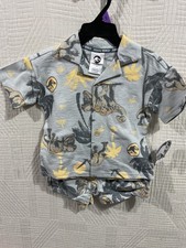 Jurassic park boys 2 piece short outfit ast sizes