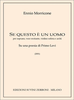 Ennio Morricone | Se questo è un uomo per soprano, voce recitante, violino...