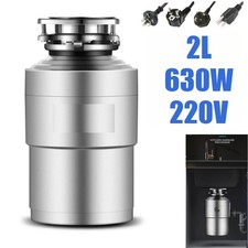 220V 630W 2L Food Waste Disposer Garbage Sink Disposal Kitchen Household 3200RPM