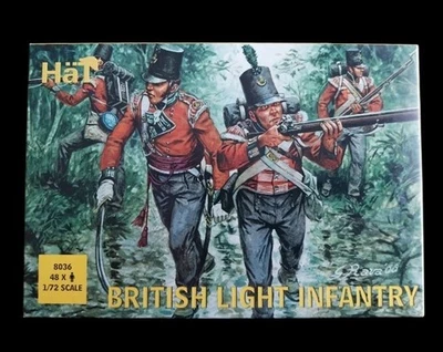 1 grappe de figurines au 1/72. HÄT 8036, Infanterie légère Britannique. - Photo 1/3