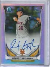 Robert Gsellman 2014 Bowman Chrome Refractor Autograph #289/500