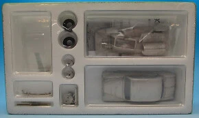 1963 Set 3 Westfalia Remorque funérailles + MB 180 + MB 190 C non peint 1/43 kit - Photo 2/3