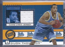 2005 Press Pass Basketball DiJon Thompson Gold UCLA College Jersey Card #061/250