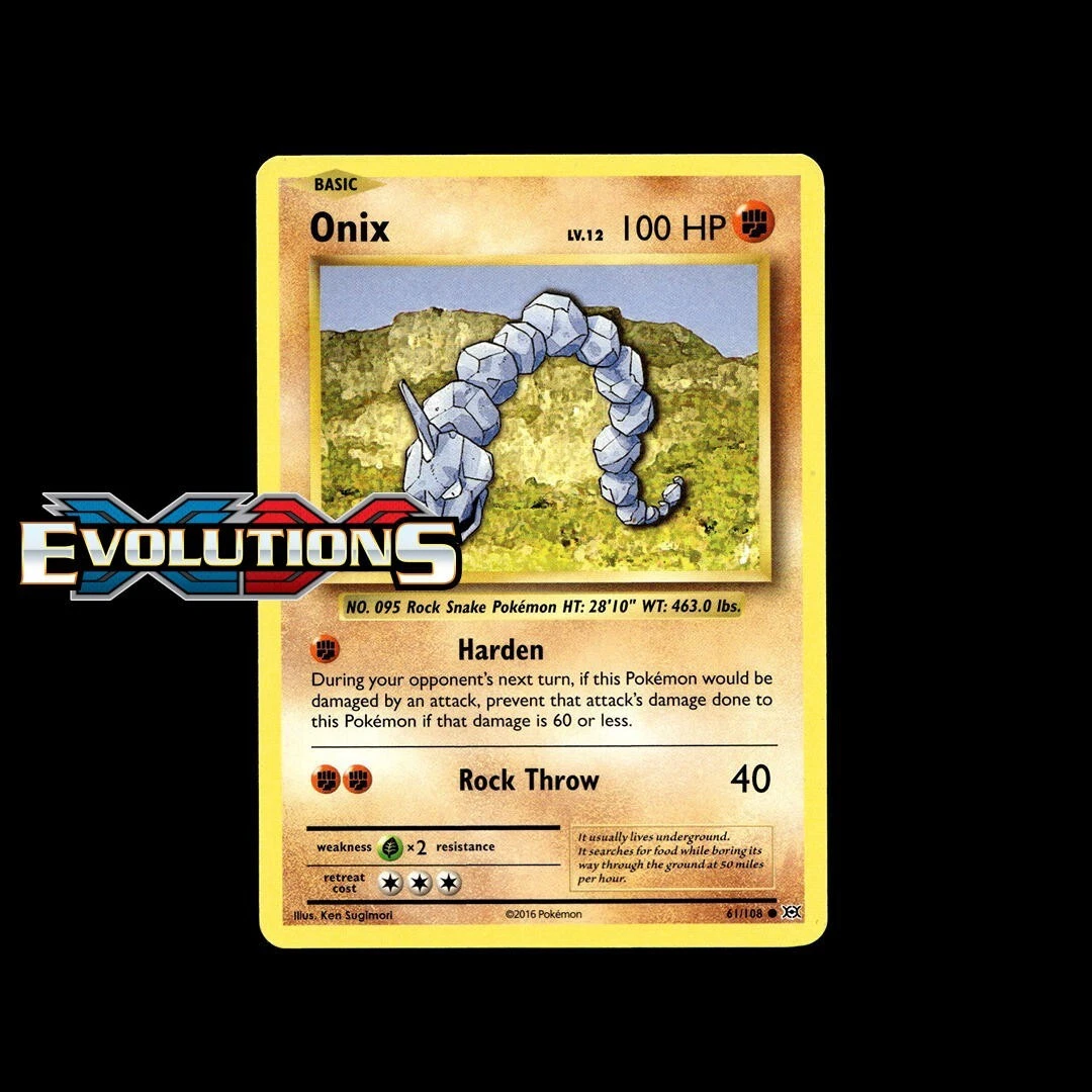 Onix Pokémon TCG Cards for sale