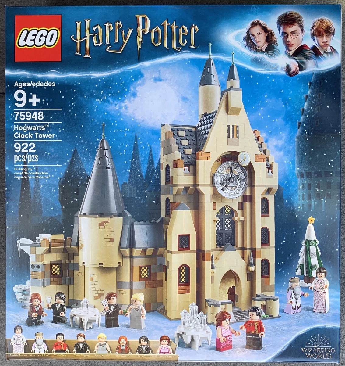 LEGO Harry Potter and The Goblet of Fire Hogwarts Castle Clock Tower 75948  Playset 