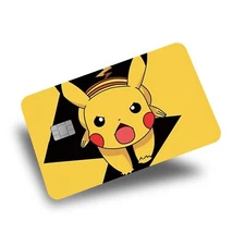 Pokemon Card Credit Card Skin Pikachu Credit Card Sticker- Pokemon Card Skin