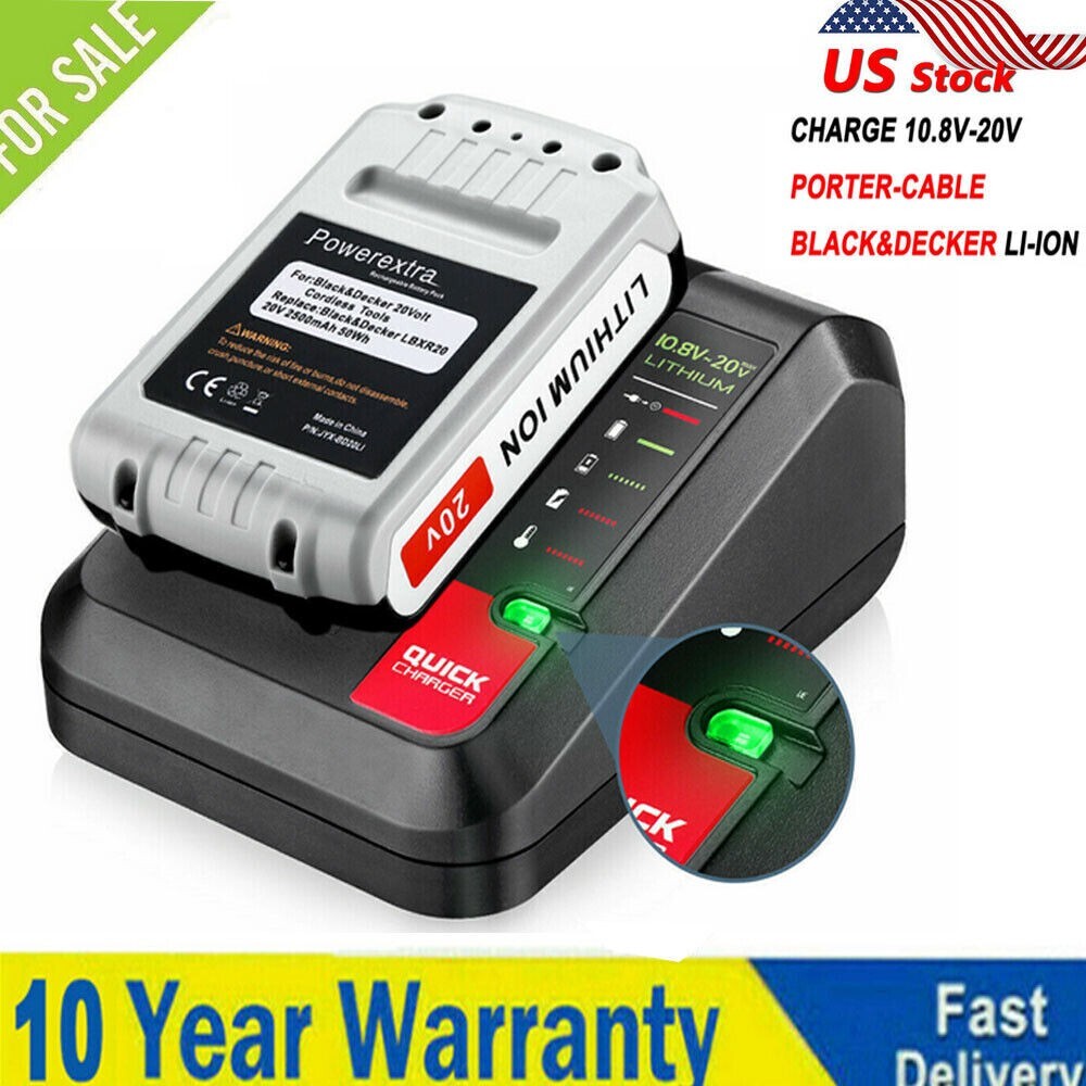 Decker 20v Battery Black And Decker 18v Battery Charger