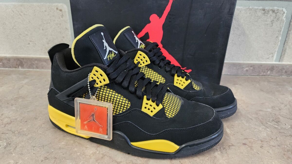 2012 Jordan 4 Retro Low Thunder 308497-008 888507962867| eBay 2012 Jordan 4 Retro Low Thunder 308497-008 888507962867| eBay
