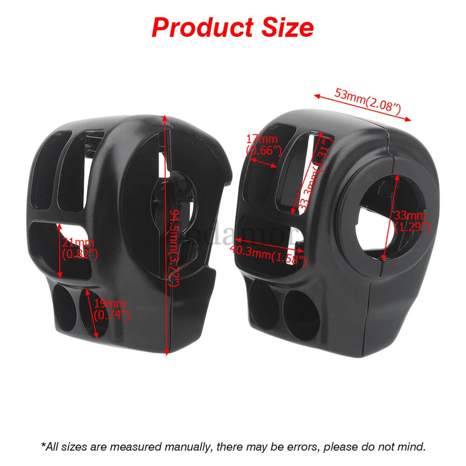 1Pair Motorcycle Hand Control Switch Housing 71500185 For Harley Touring 2014+ - Image 3 of 4