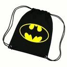 BAT  LOGO MAN DRAW STRING PE BAG,GYM BAG,SCHOOL BAG, WATER RESISTANT