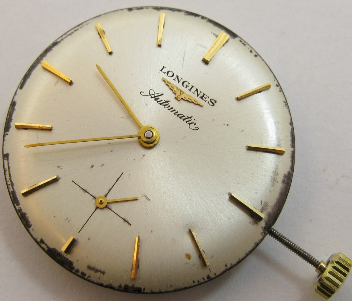 Longines 350 subsidiary second 17 jewels automatic movement & dial