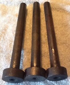 Spool,Thread Vintage Wooden Industrial Quill Bobbin 6 1/2" Textile Lot of 5