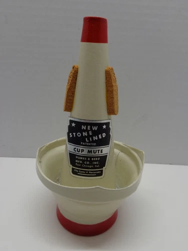 Humes & Berg NEW Stone Lined Cup Mute Trumpet, unused.