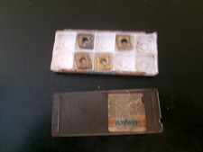4 Seco Carboloy Inserts CNGG120408-MF1 CP20 (2 new 2 used)