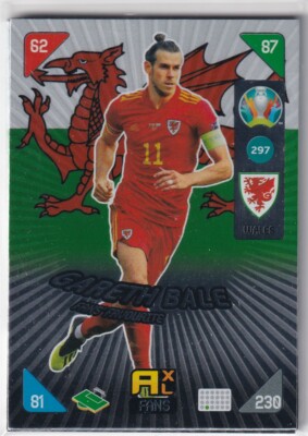 Panini Adrenalyn XL Euro 2020 2021 Kick Off Fans Favourite Nr. 297 Gareth Bale