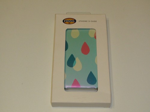 Fossil Ink Drop - Iridescent Blue Snap On Hard Case - Fits iPhone 5 - NICE