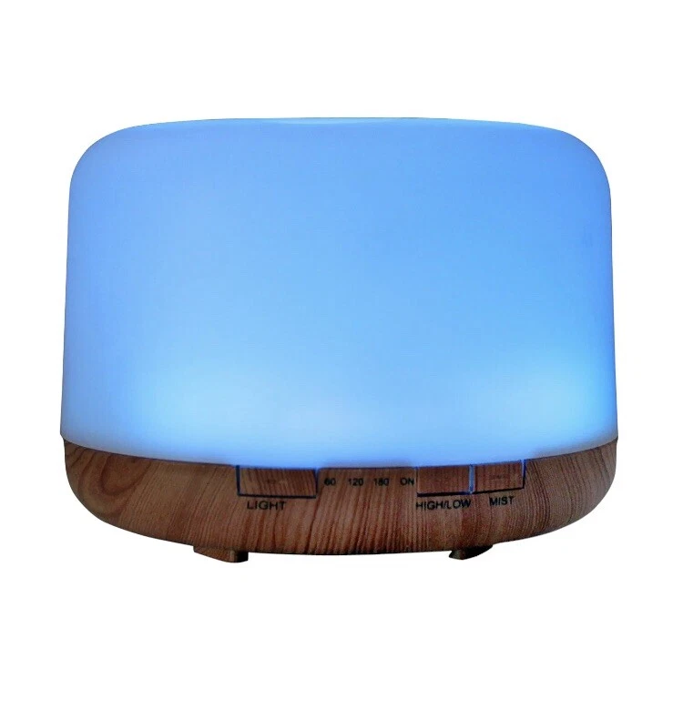 UMIDIFICATORE DIFFUSORE DI AROMI OLI ESSENZIALI NEBULIZZATORE CON LUCE LED RGB - Immagine 2 di 4