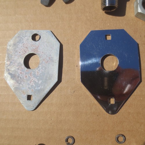 Vintage 1960's CAMCO Disappearing Bass Drum Spur/Leg Mounting Plates -NICE! - Picture 10 of 13