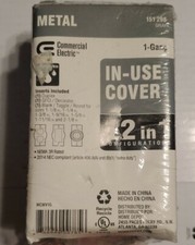 1-Gang Weatherproof Outdoor Outlet Box Extra Duty