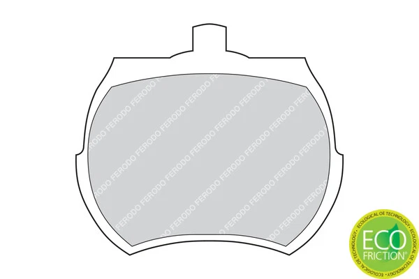 Juego de pastillas de freno FERODO FDB824, freno de disco para AUSTIN, AUSTIN-HEALEY, INNOCENTI, MG, MO - Imagen 2 de 3