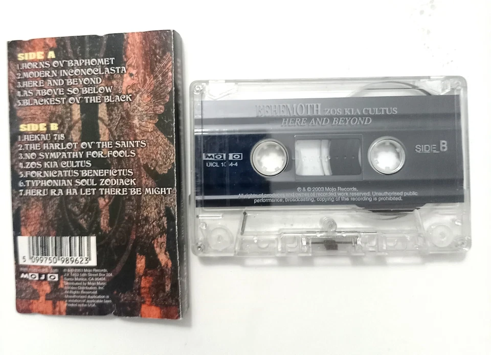 Rare Behemoth - Zos Kia Cultus cassette, tape, metal, thrash Foto 2 de 3