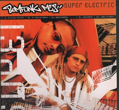 Bomfunk MC's - Super Electric - Vinyl, 12'', 33 U/min, Single - Finnland 2001