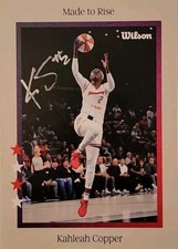 Kahleah Cooper 2024 Wilson "MADE TO RISE" JUMBO WNBA ALL STAR EXCLUSIVE RARE QTY