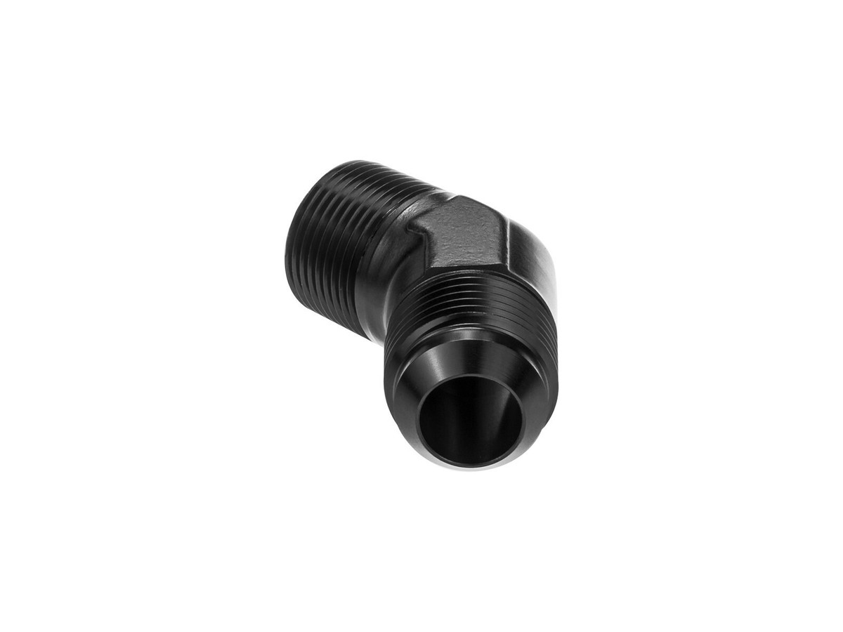 Adaptateur Raccord Droit AN-8 Vers 1/2 NPT - Bleu - Neuf - Pour Tuyauterie Haute Pression