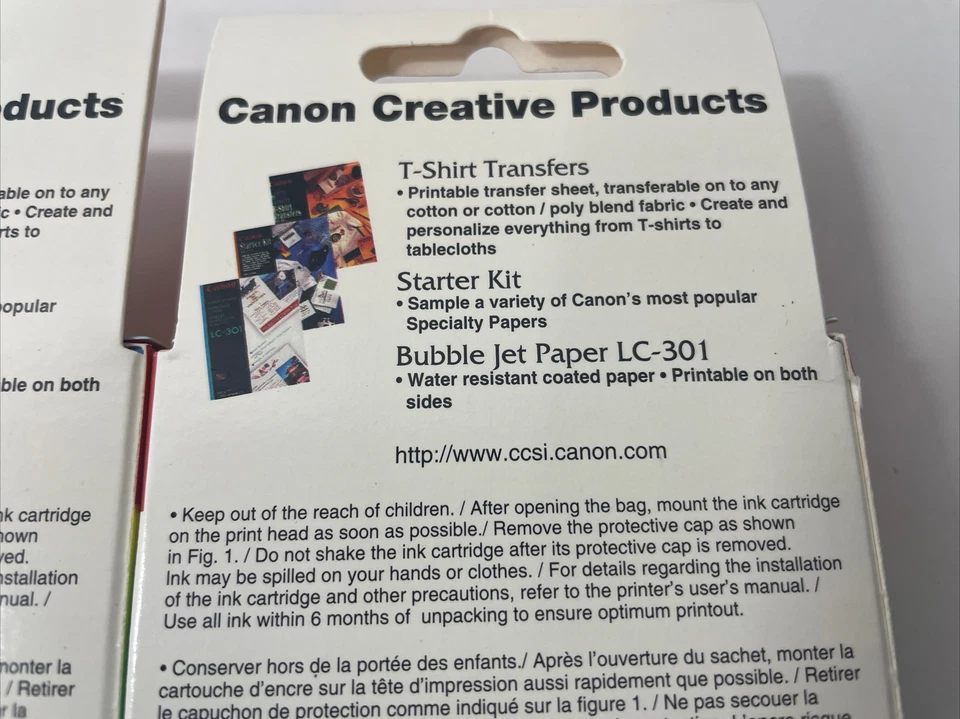 NUEVO Y SELLADO Canon BCI-21 Color Tri Color Cartucho de Tinta GENUINO Canon LOTE DE 2 Foto 4 de 4