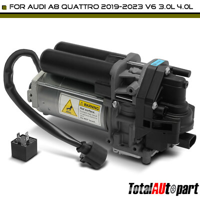 Air Suspension Compressor for Audi A8 Quattro 2019-2023 V6 3.0L