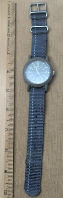 Timex Indiglo Unisex Watch Brown Plastic  Light Weight White Numbers Quartz Blue