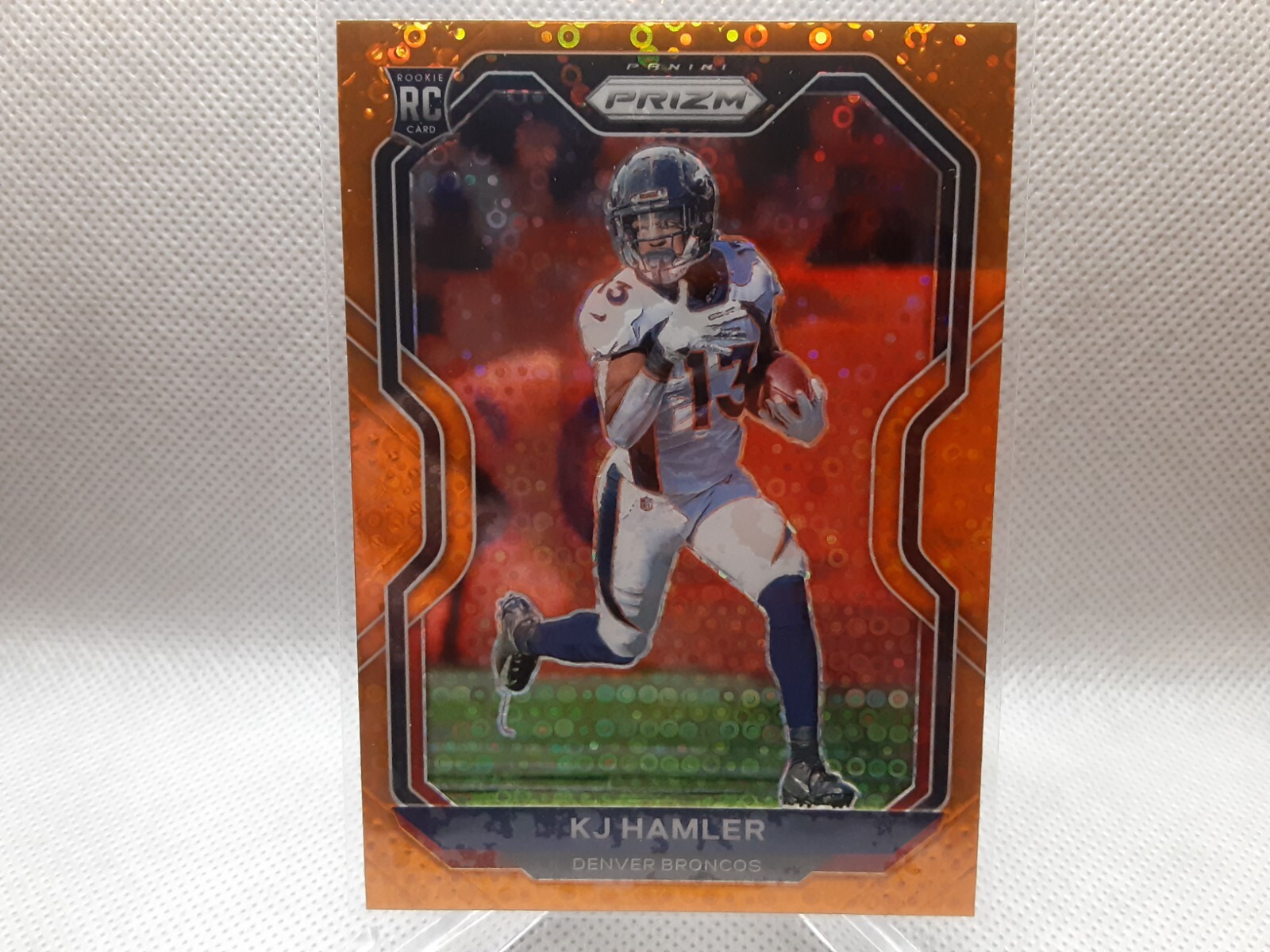 🏈2020 Panini Prizm Rookie Orange Disco Prizm KJ Hamler #315 Rookie RC