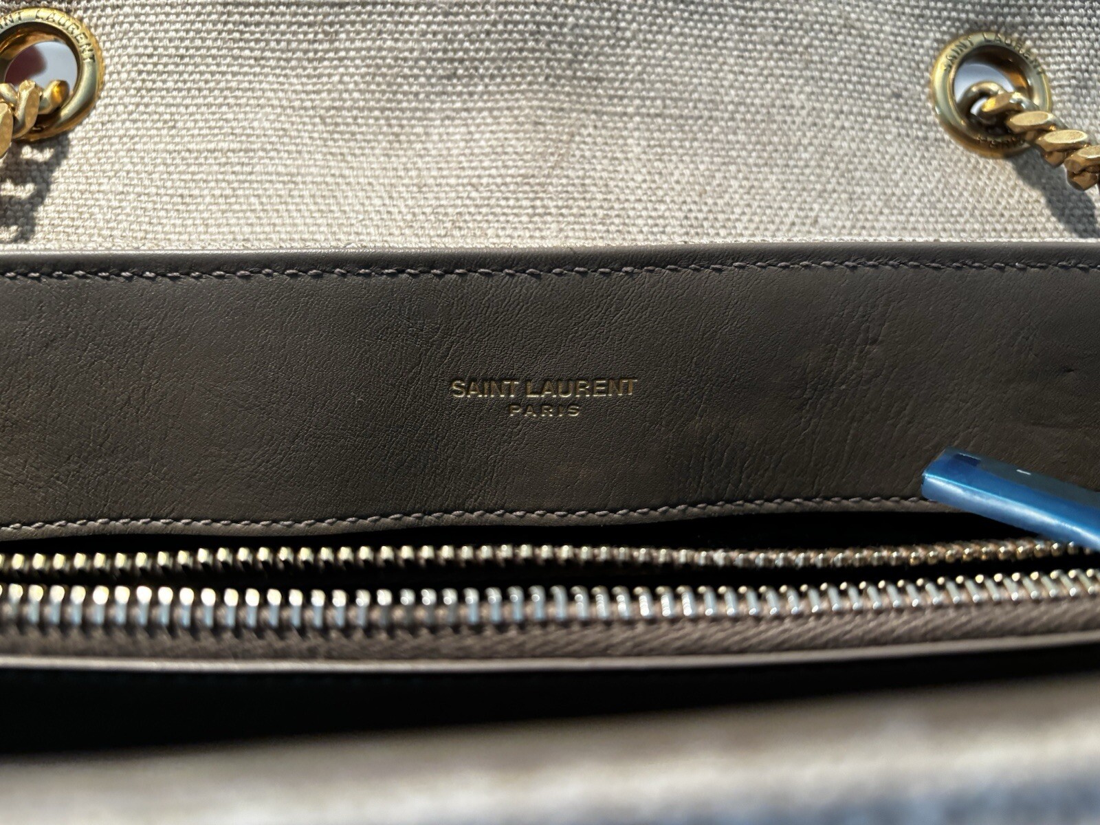 SAINT LAURENT Lino trapuntato YSL LouLou in ""Y