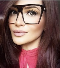 BIG Extra Large Huge Flat Clear Lens Fashion Blogger Eye Glasses 9688 HOT Frames
