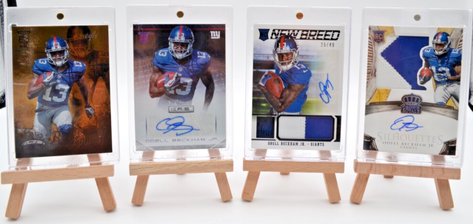 Odell Beckham Jr Rookie Card Lot (156 Total OBJ RC Cards) 1/1, Autos ...