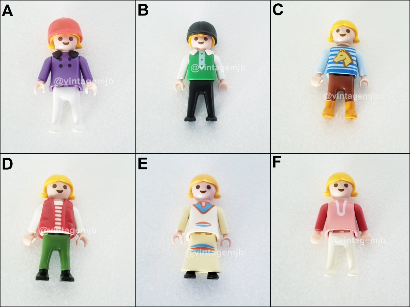 PLAYMOBIL VINTAGE MATRIMONIO VITTORIANO 5339 BIONDA RAGAZZA PONY RANCH ARK LODGE SCEGLI