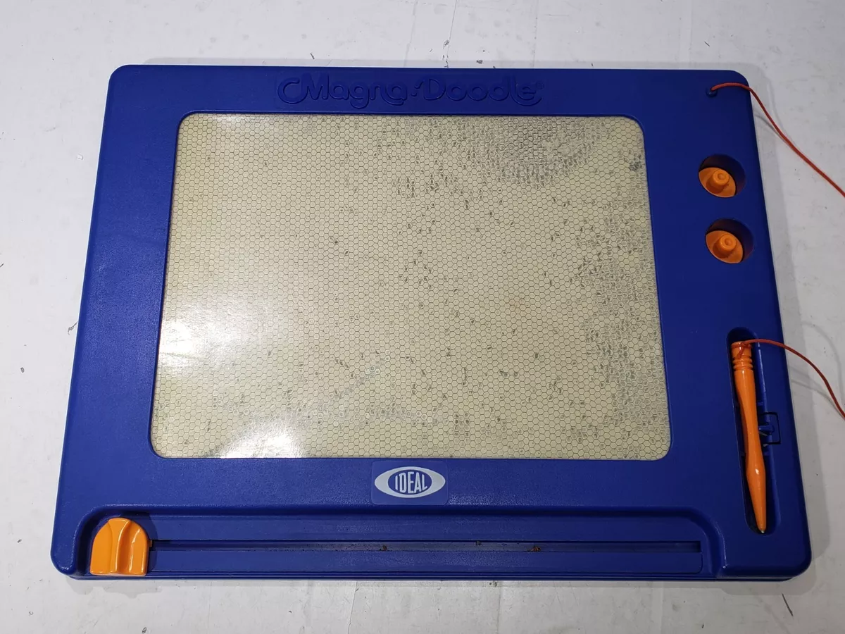 Ideal Magna Doodle Magnetic Drawing Board Tested Working Vintage