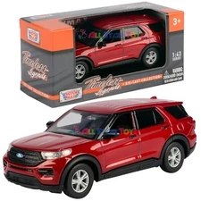 Motormax 1/43 2022 Ford Explorer Red 79703