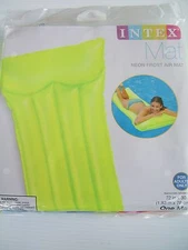 Lounge Inflatable NEON FROST YELLOW MAT Swimming Pool Float RAFT NEW