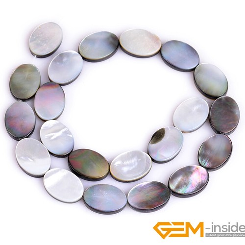 Natural Rainbow Luster Black Lip Shell Assorted Shapes Beads Jewelry Making 15" - Picture 37 of 58